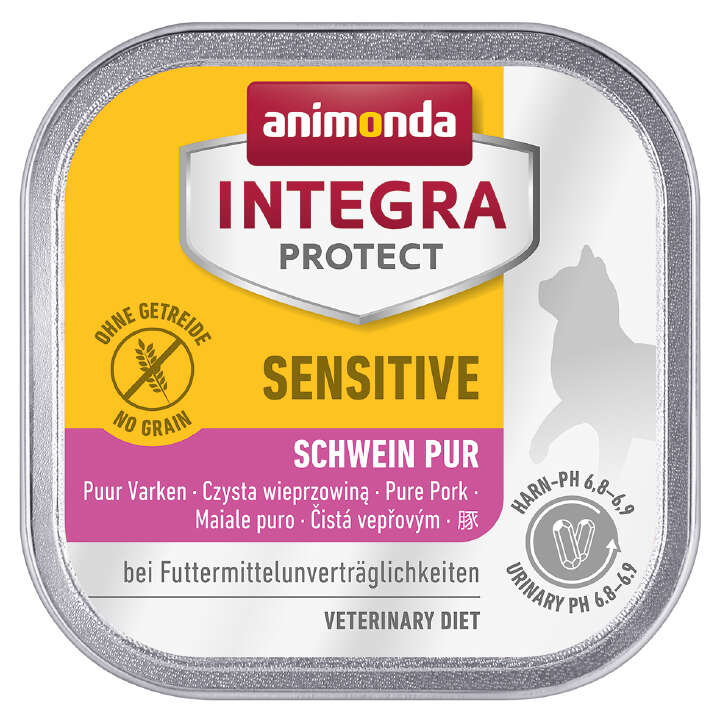 animonda Katzen-Nassfutter INTEGRA Sensitive Adult Schwein